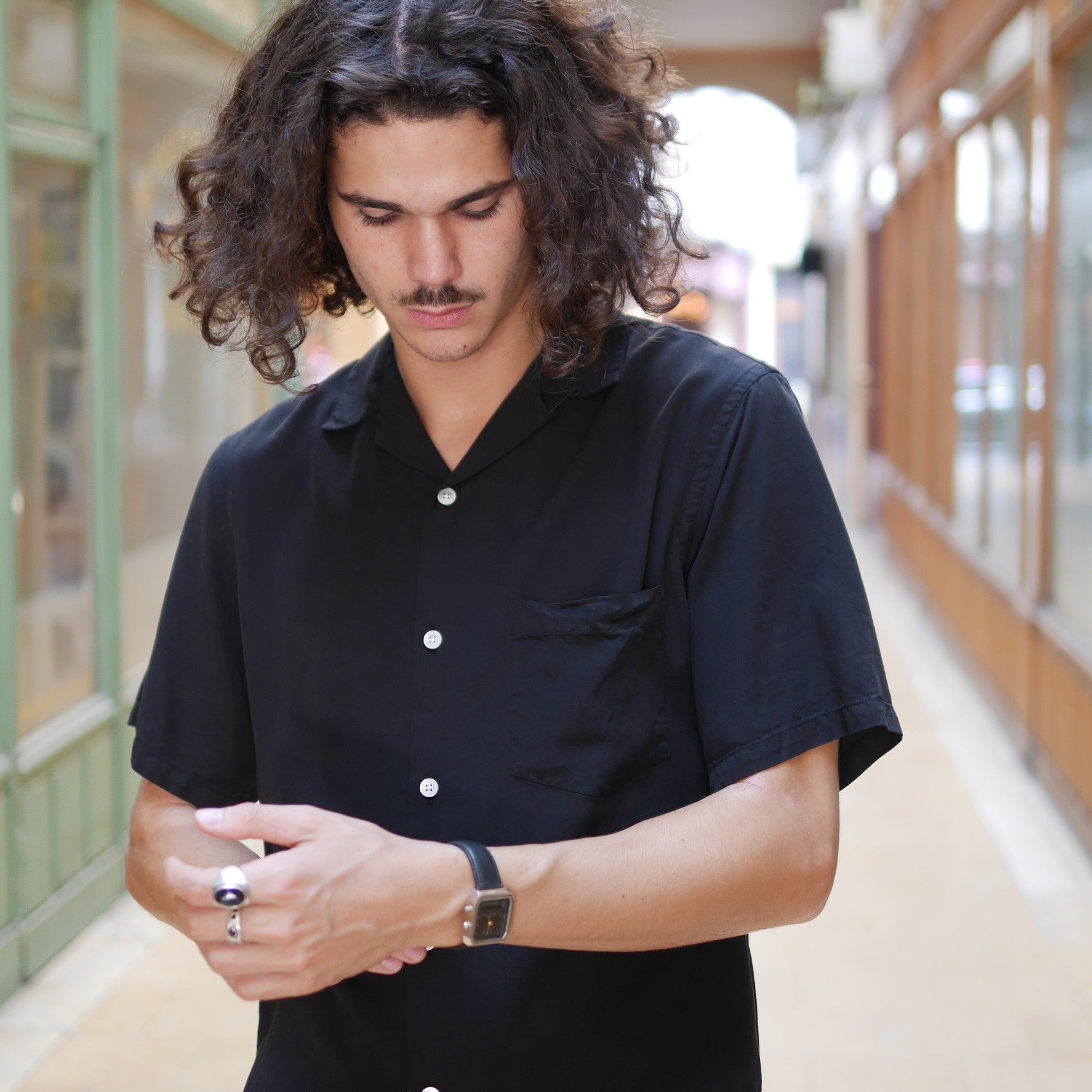 CHEZ MAMAN LA TWIN SILVER BLACK