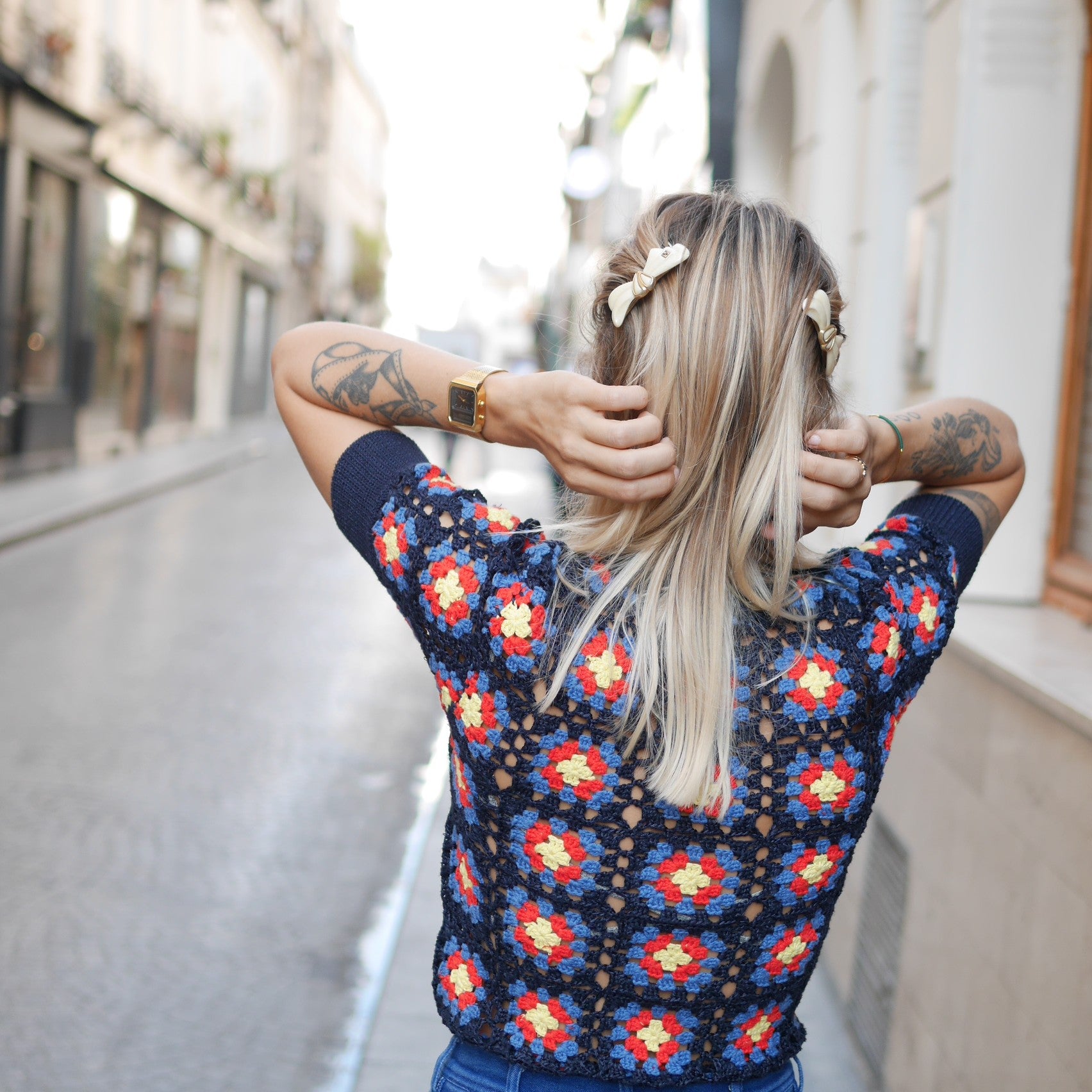 CHEZ MAMAN LA TWIN GOLD BLACK