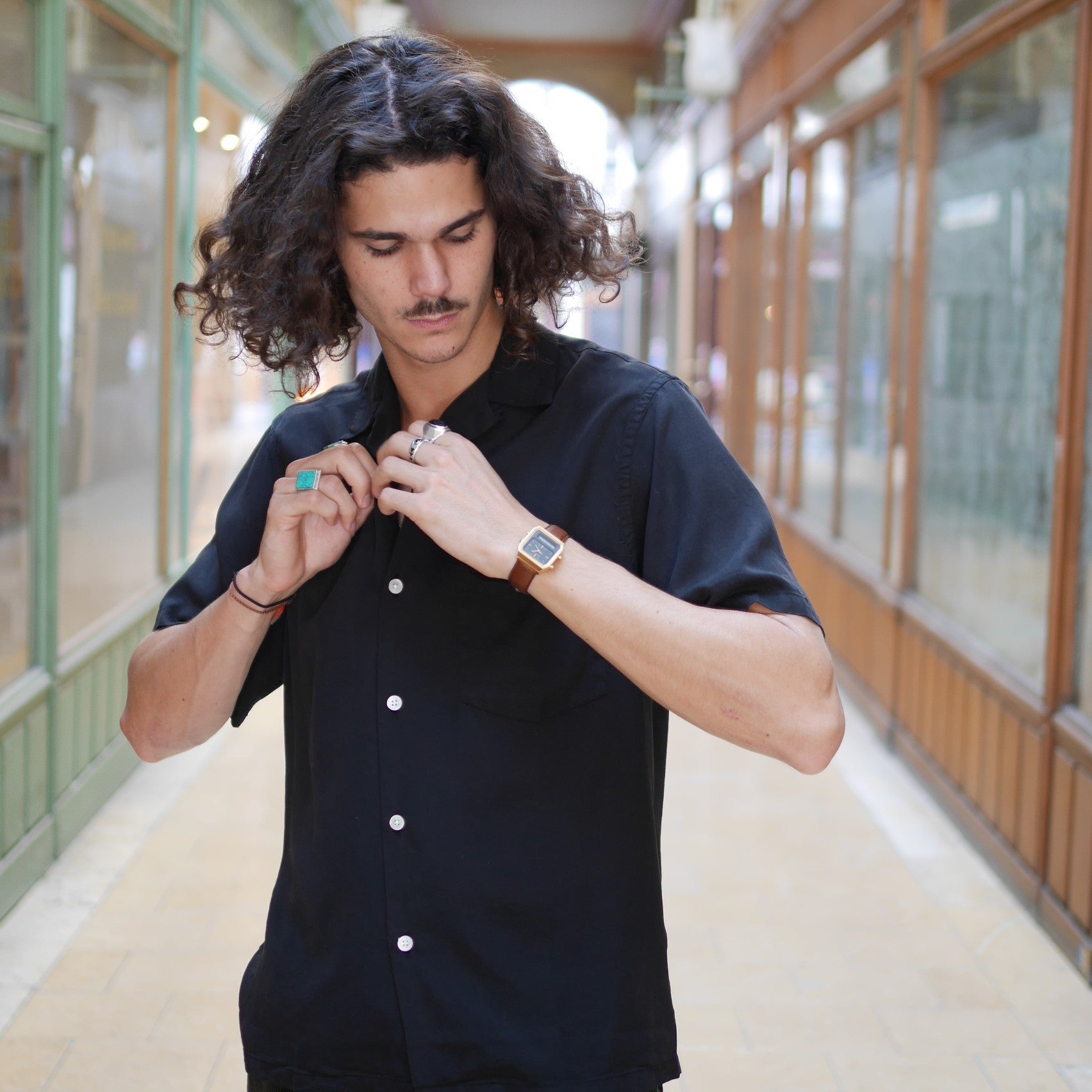 CHEZ MAMAN LA TWIN GOLD BLACK