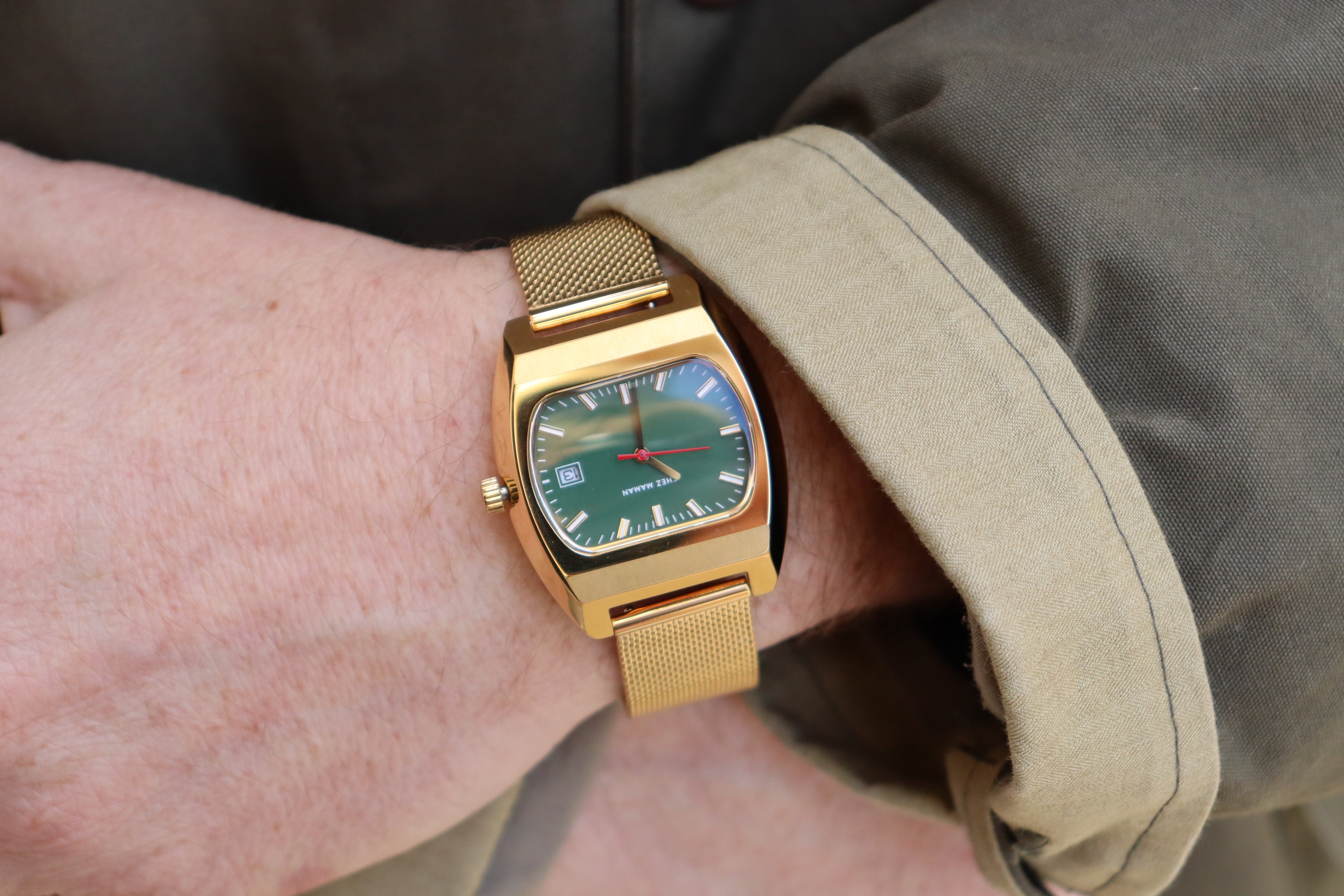 CHEZ MAMAN LA MAGNUM GOLD BASIL GREEN