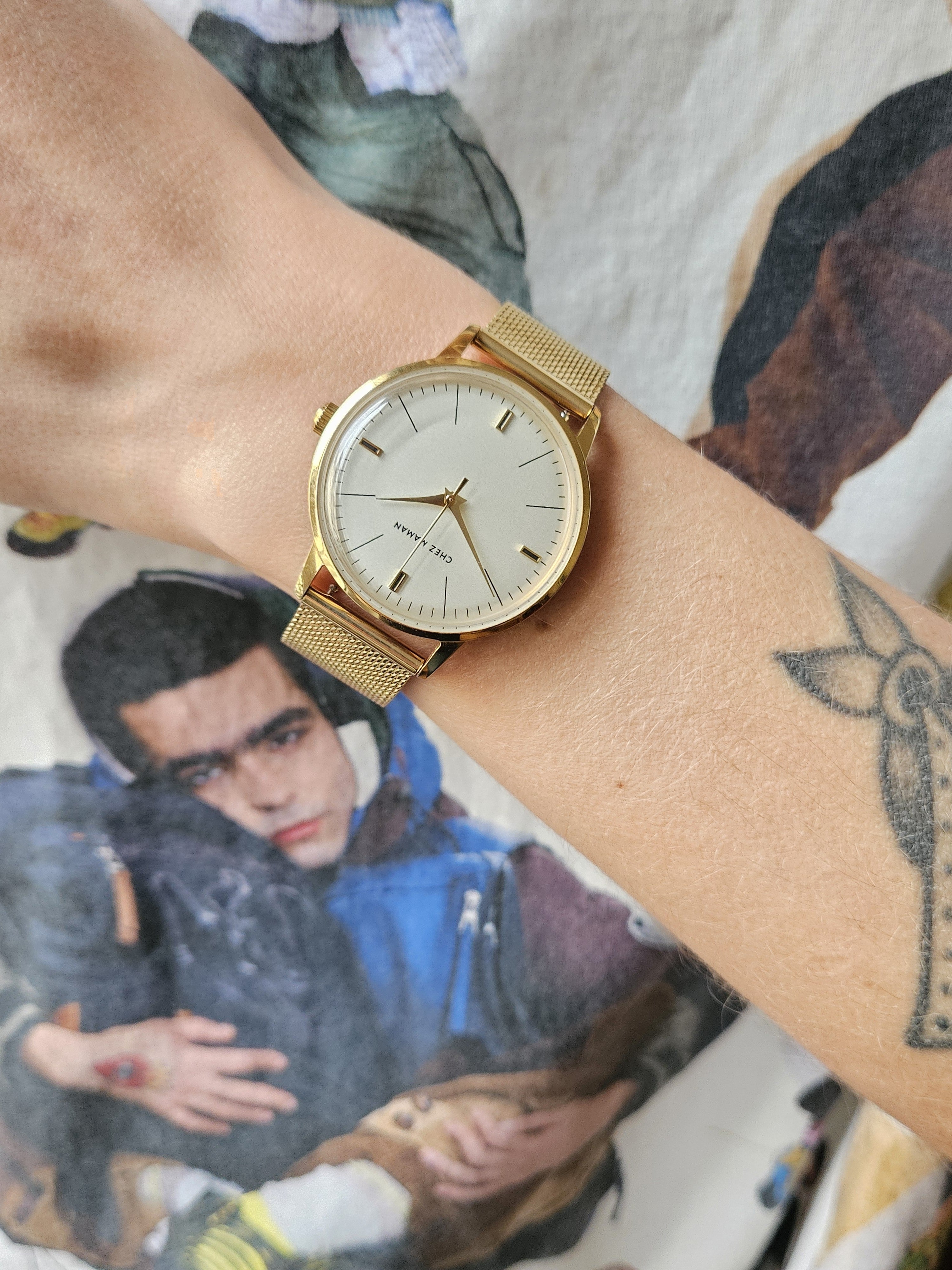 CHEZ MAMAN LA TERTIO GOLD LIGHT BEIGE