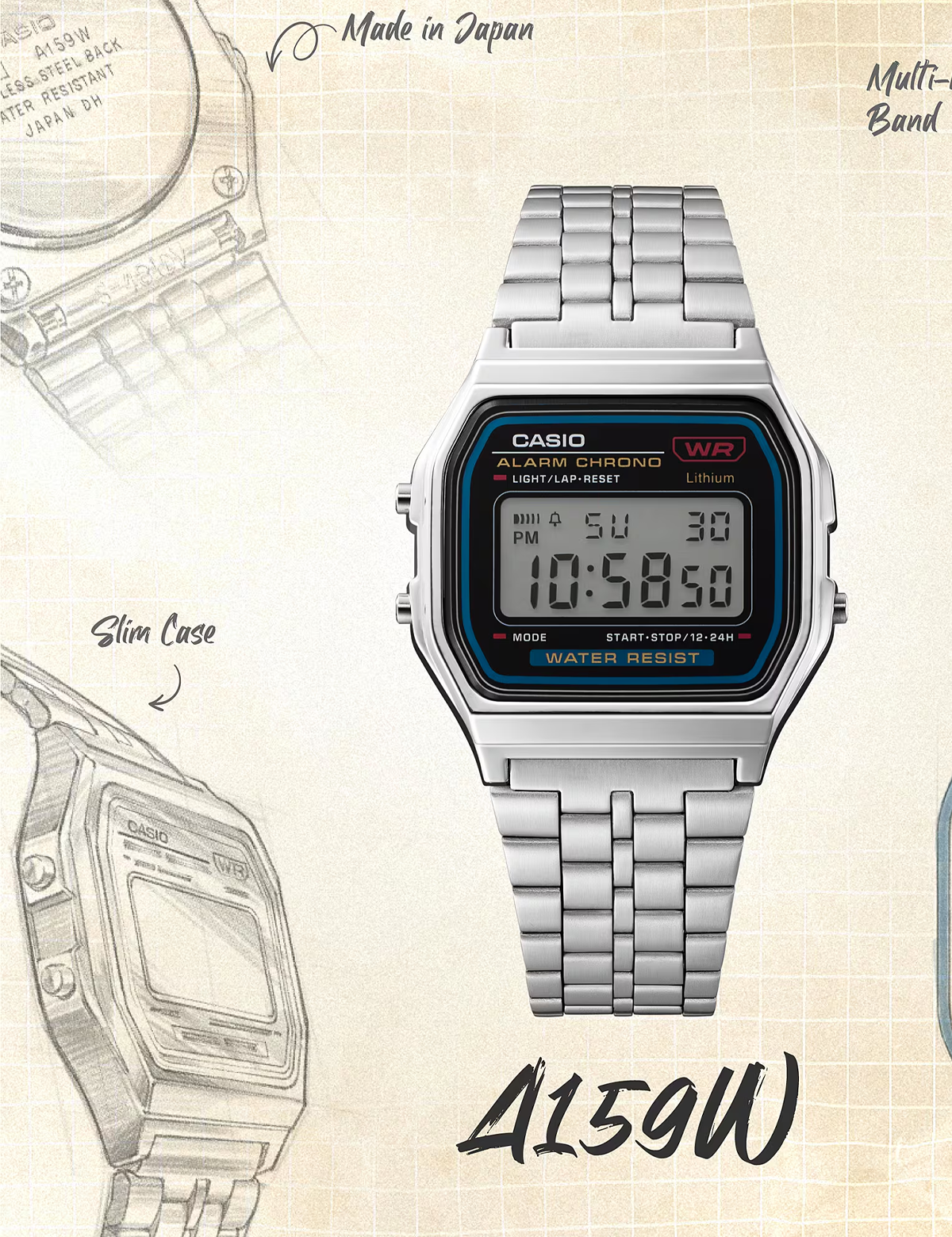CASIO A159WE-1EF