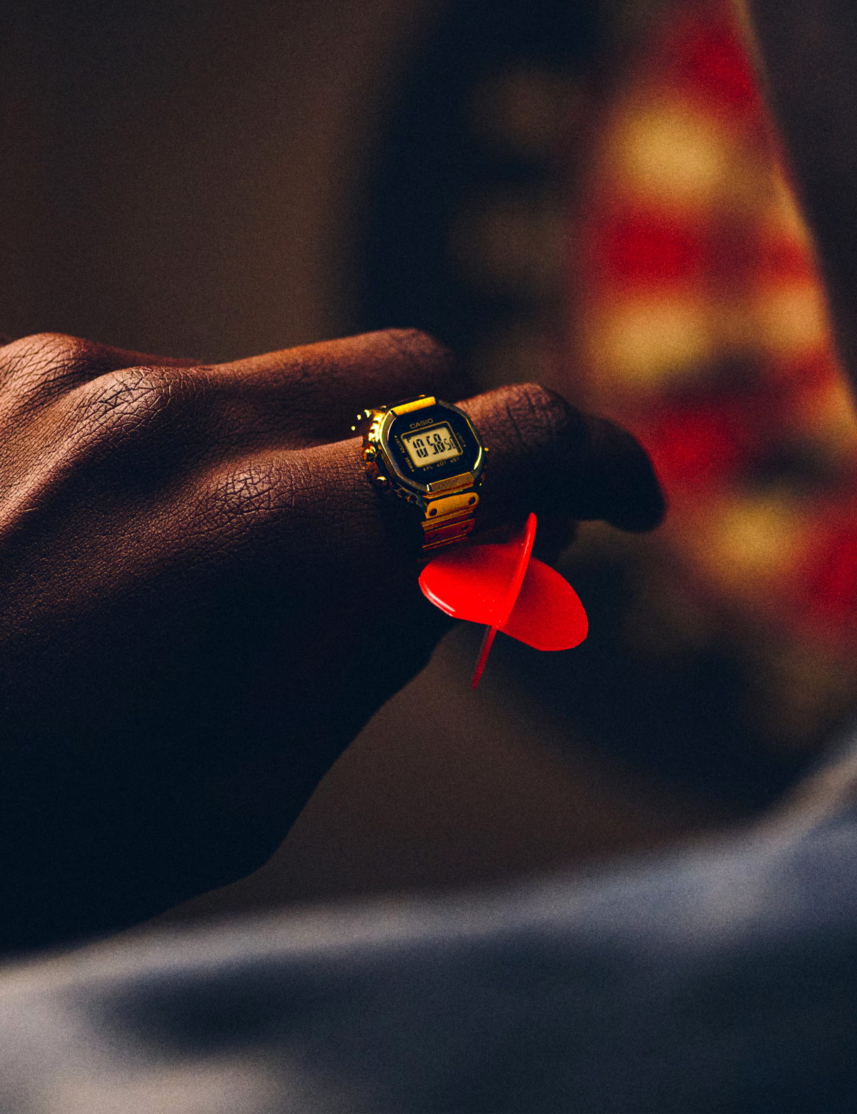 CASIO CRW-001G-9 RING WATCH GOLD LTD EDITION