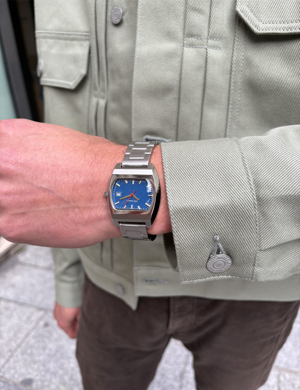 CHEZ MAMAN THE MAGNUM DENIM BLUE