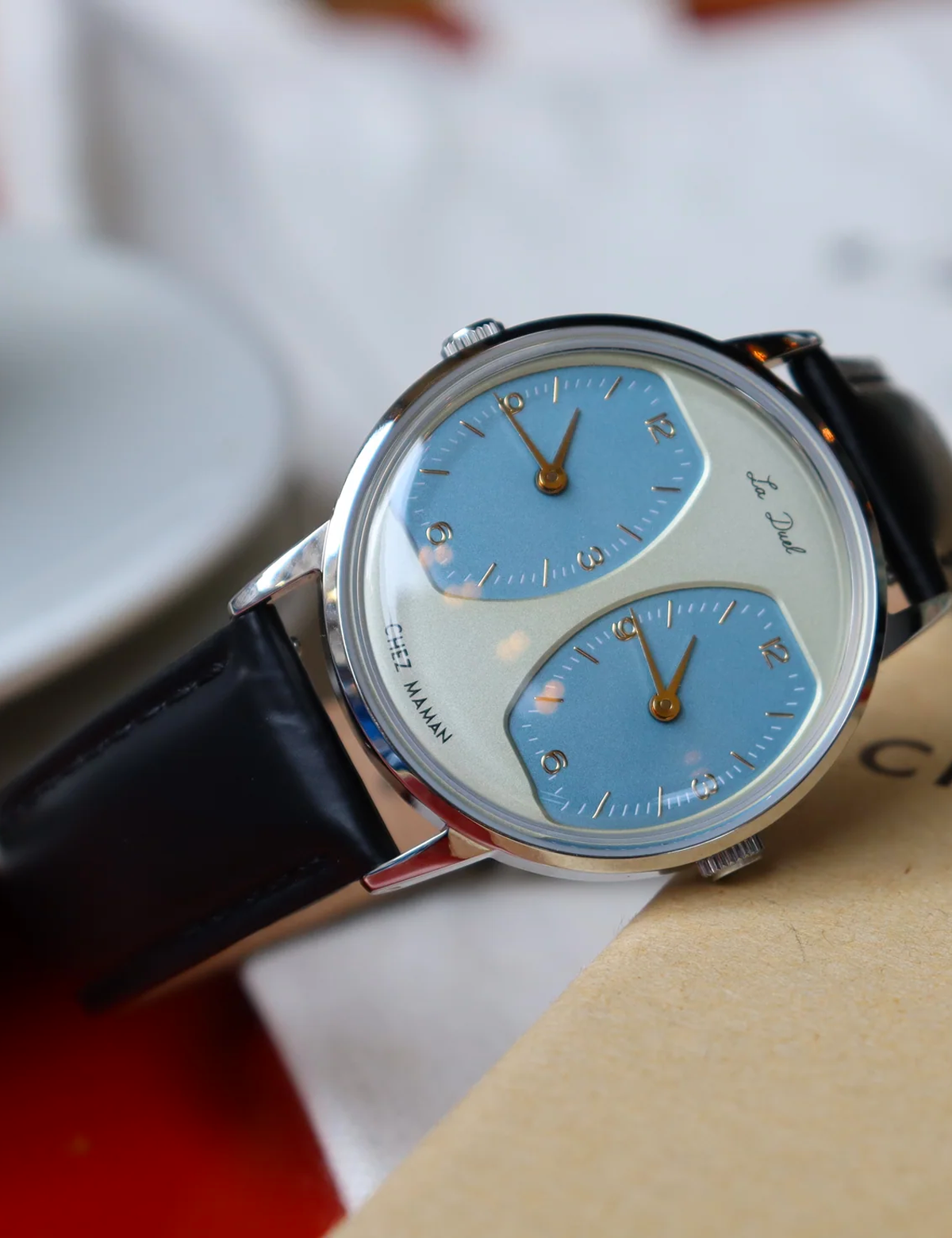 CHEZ MAMAN LA DUEL SILVER BLUE
