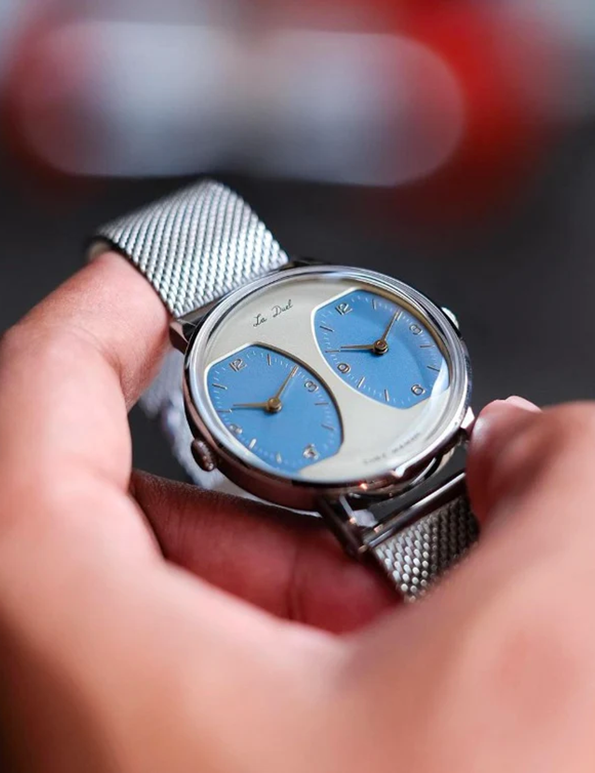 CHEZ MAMAN LA DUEL SILVER BLUE