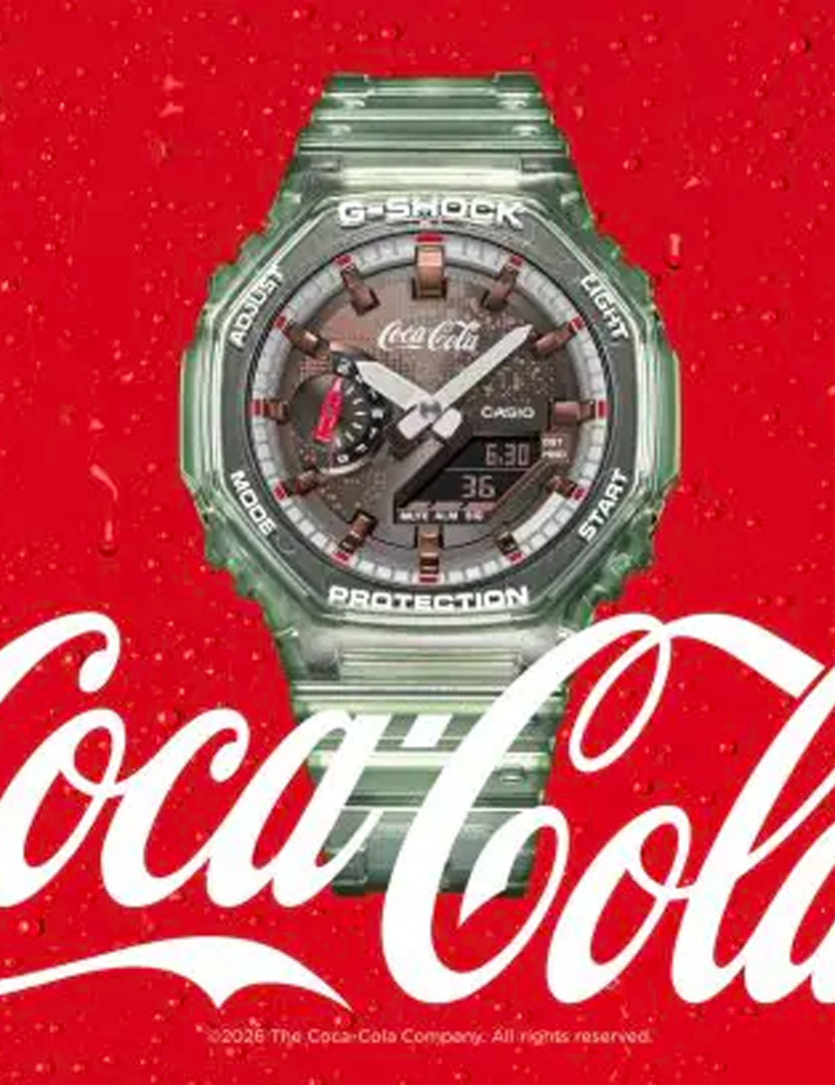 G-SHOCK X COCA-COLA® GA-2100CC-3AER