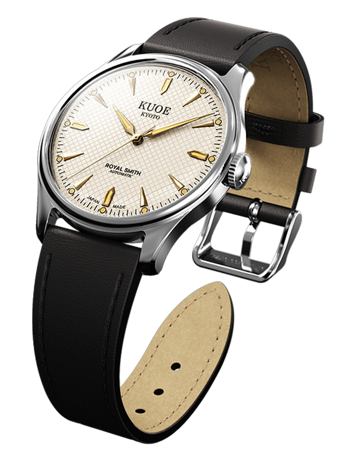 KUOE ROYAL SMITH 90-006 SILVER IVORY LARGE 39MM