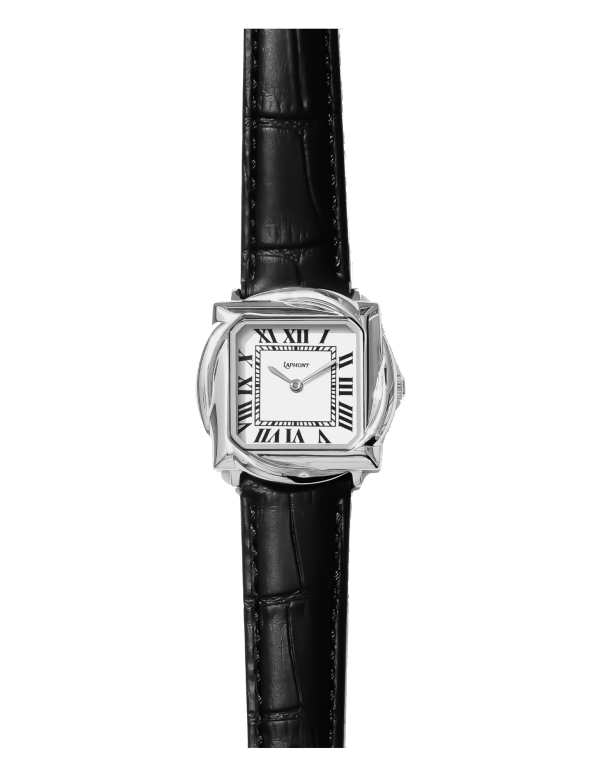 LAPHONT FLUERE SILVER BLACK STRAP