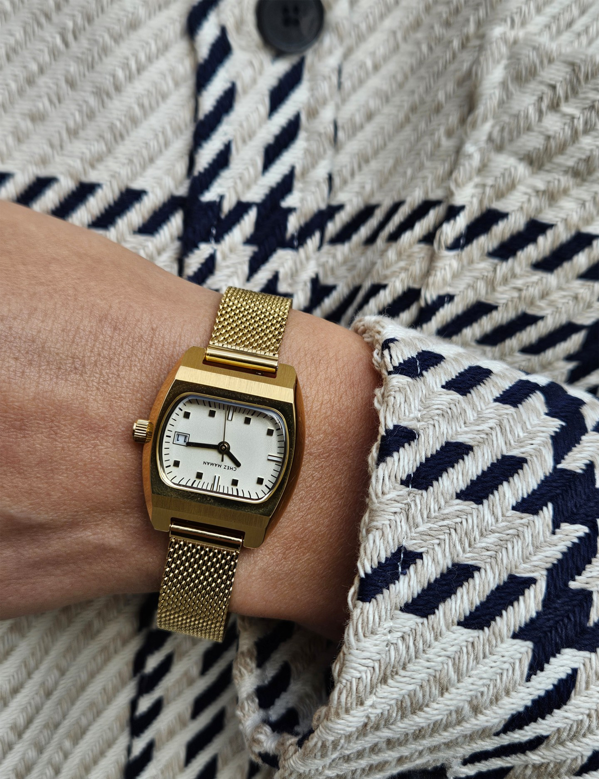 CHEZ MAMAN LA MINI MAGNUM GOLD CREAM 25MM