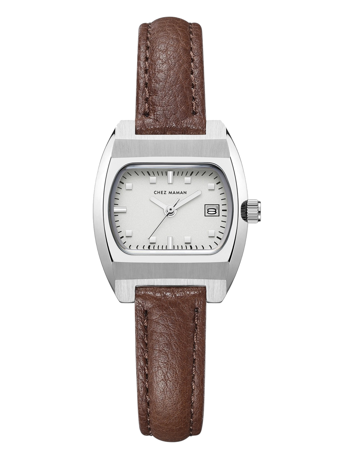 CHEZ MAMAN LA MINI MAGNUM SILVER CREAM 25MM