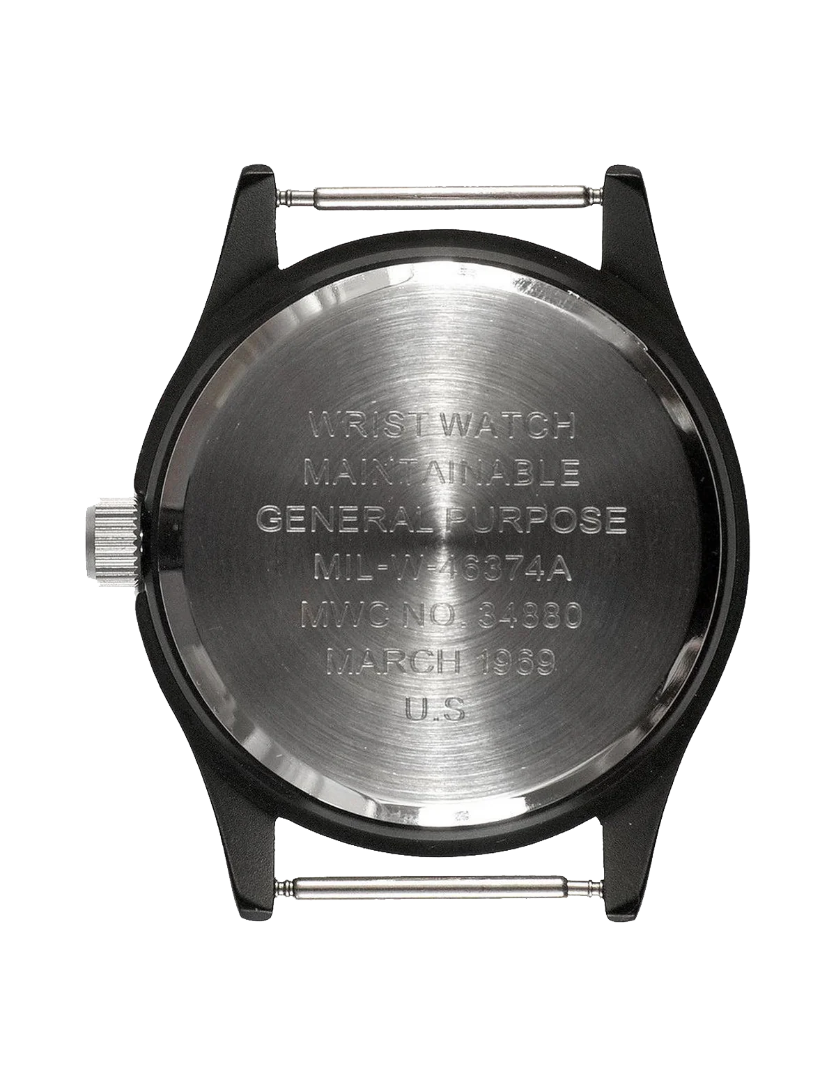 MWC MATT BLACK 1960's 70s PATTERN EUROPEAN MILITARY WATCH