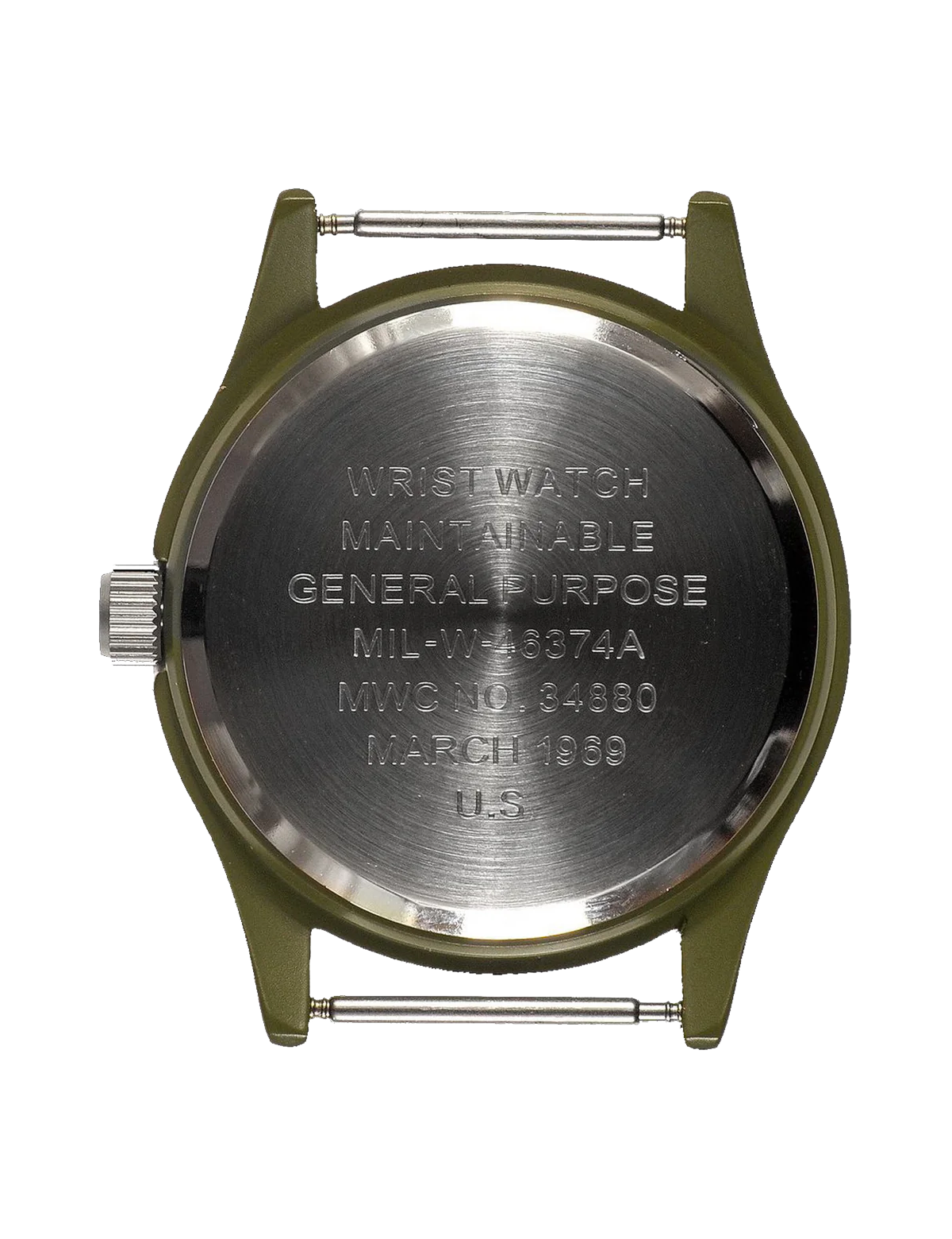 MWC MATT OLIVE DRAB 1960's PATTERN EUROPEAN MILITARY WATCH