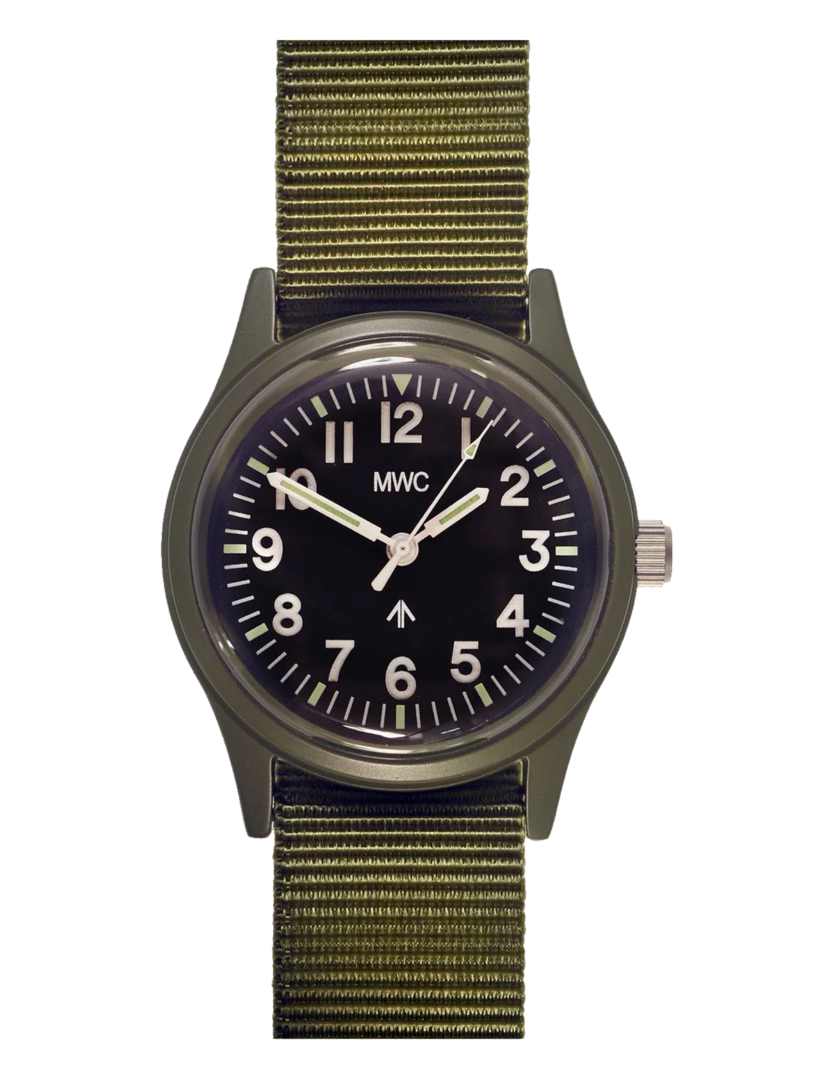 MWC MATT OLIVE DRAB 1960's PATTERN EUROPEAN MILITARY WATCH