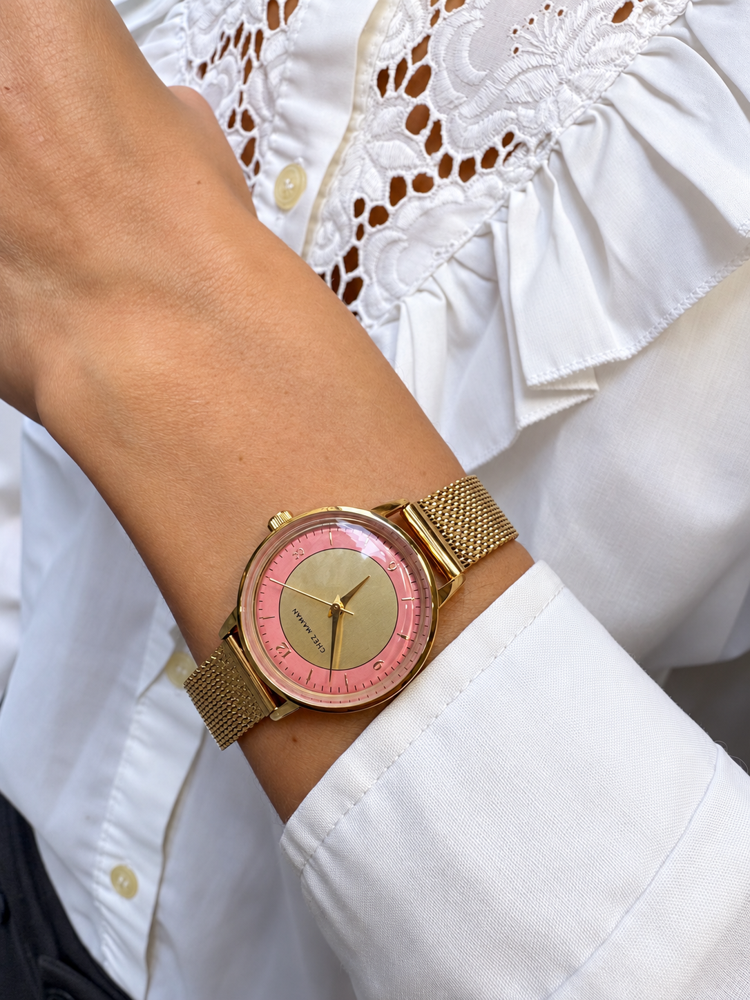 CHEZ MAMAN LA BILLIE ROYAL GOLD PINK