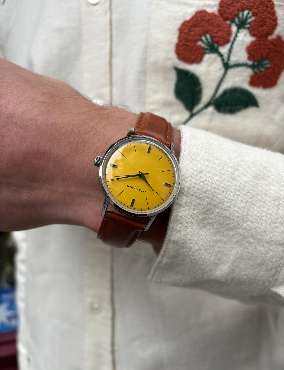 CHEZ MAMAN THE TERTIO VINTAGE YELLOW
