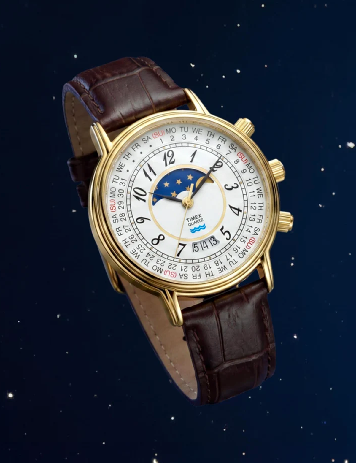 TIMEX 1990 MOON PHASE REISSUE TW2Y990