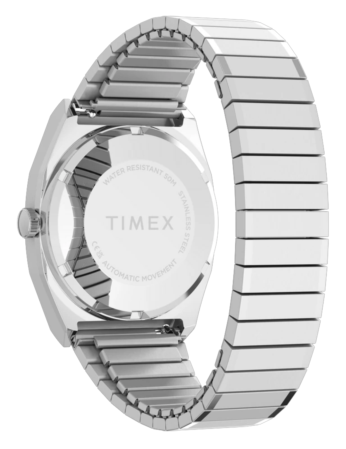 TIMEX AUTOMATIC 1983 E-LINE REISSUE 34MM LIGHT BLUE