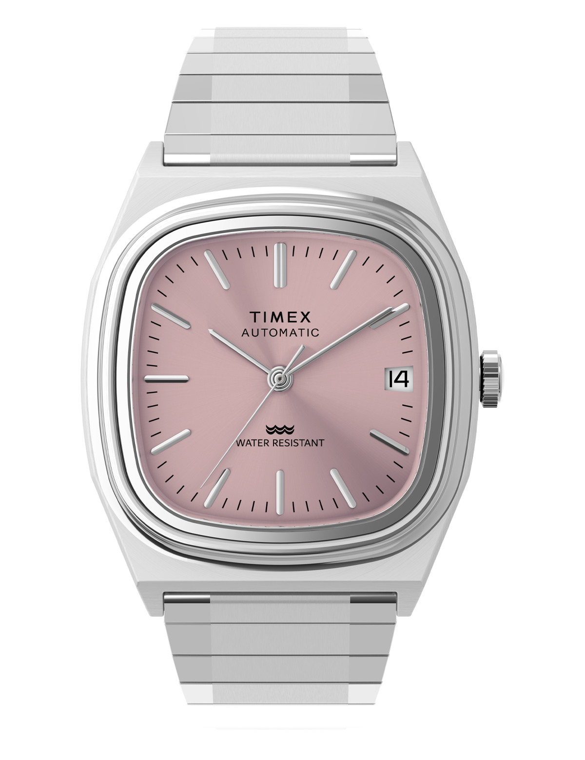 TIMEX AUTOMATIC 1983 E-LINE REISSUE 34MM PINK