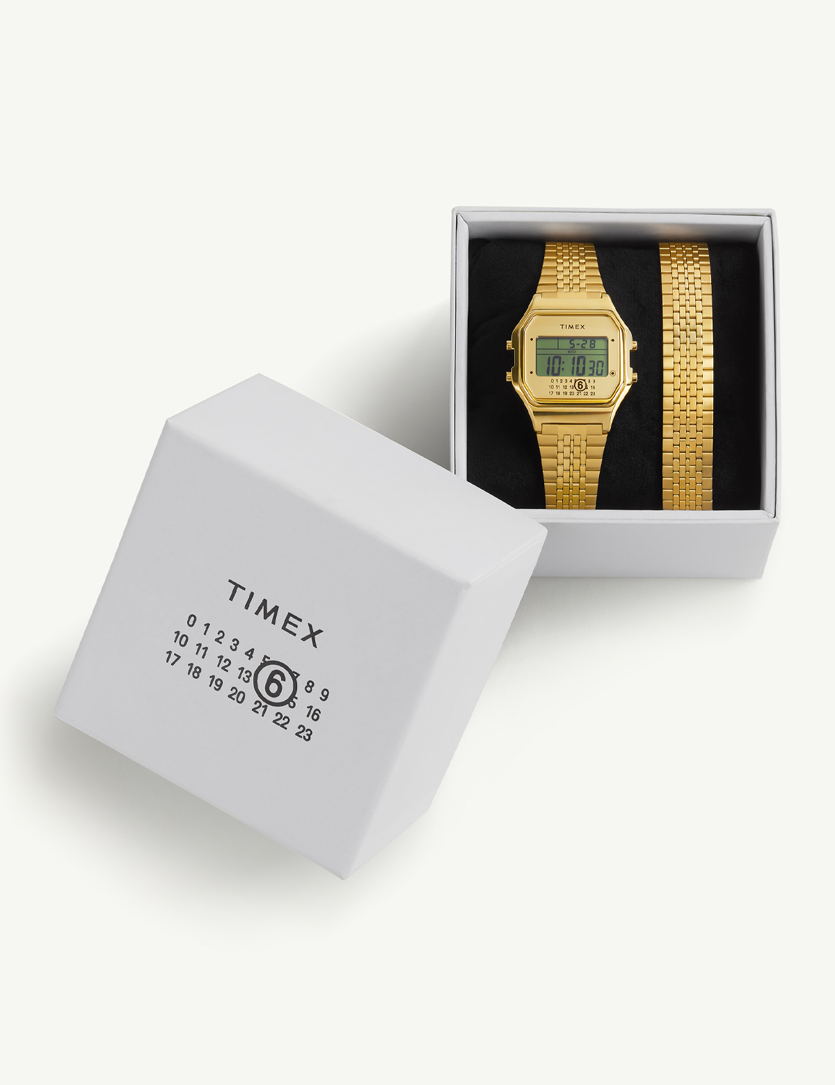 TIMEX X MM6 MAISON MARGIELA WATCH SET GOLD