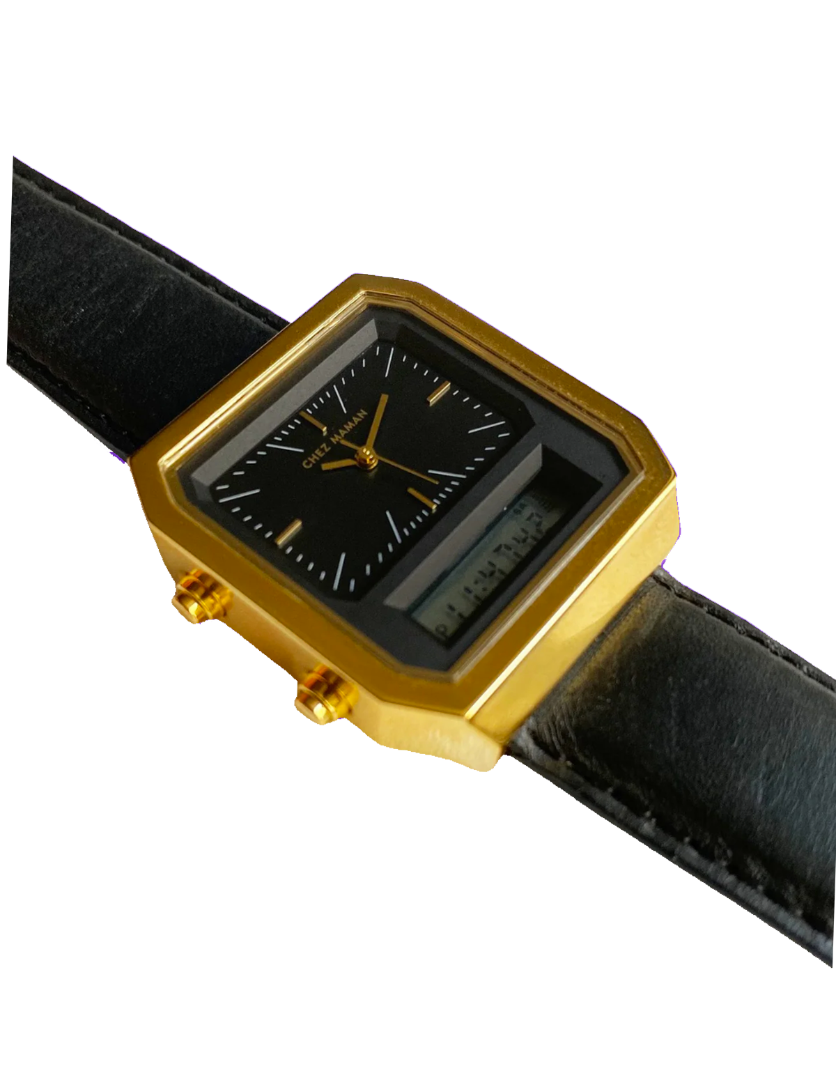 CHEZ MAMAN LA TWIN GOLD BLACK