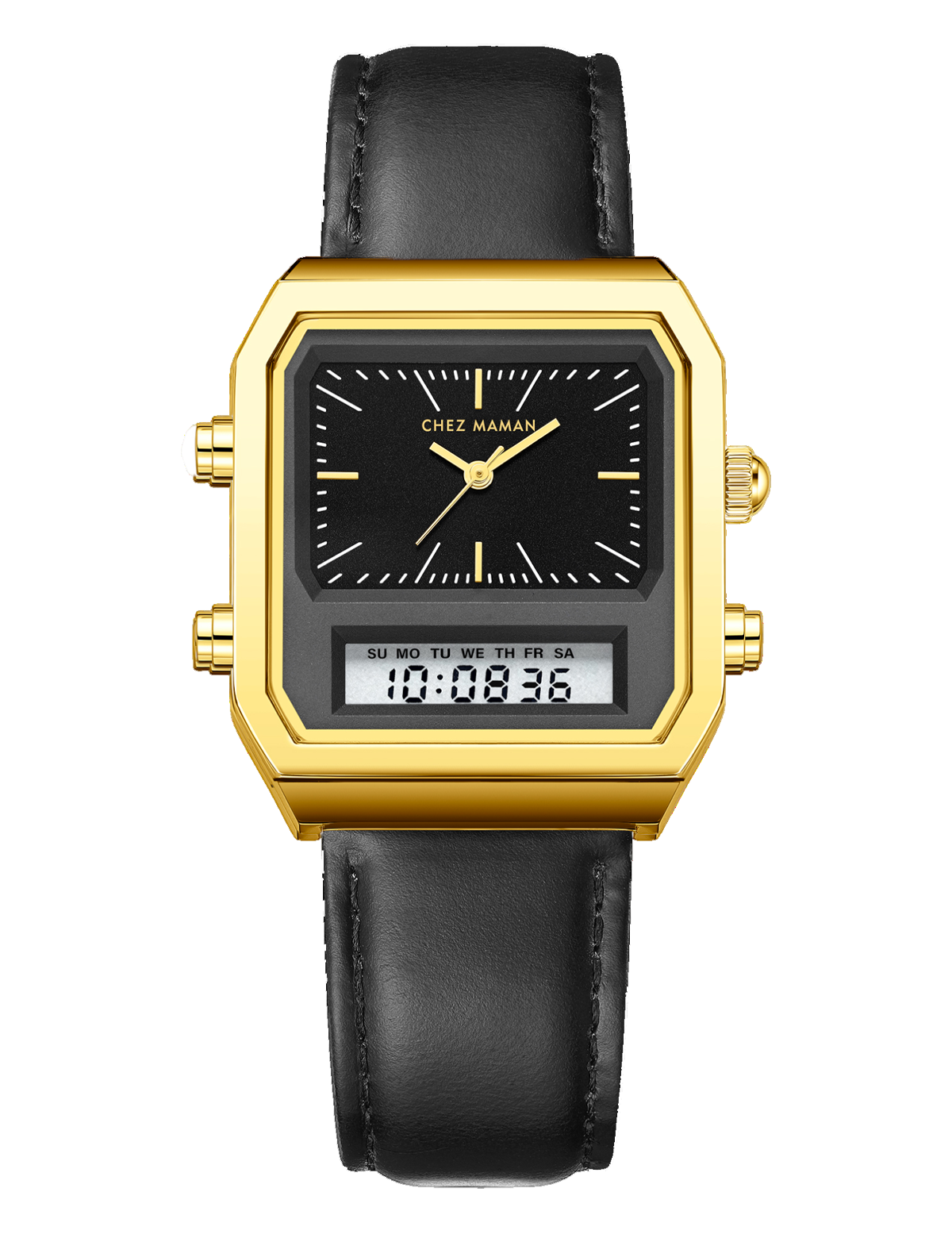 CHEZ MAMAN LA TWIN GOLD BLACK