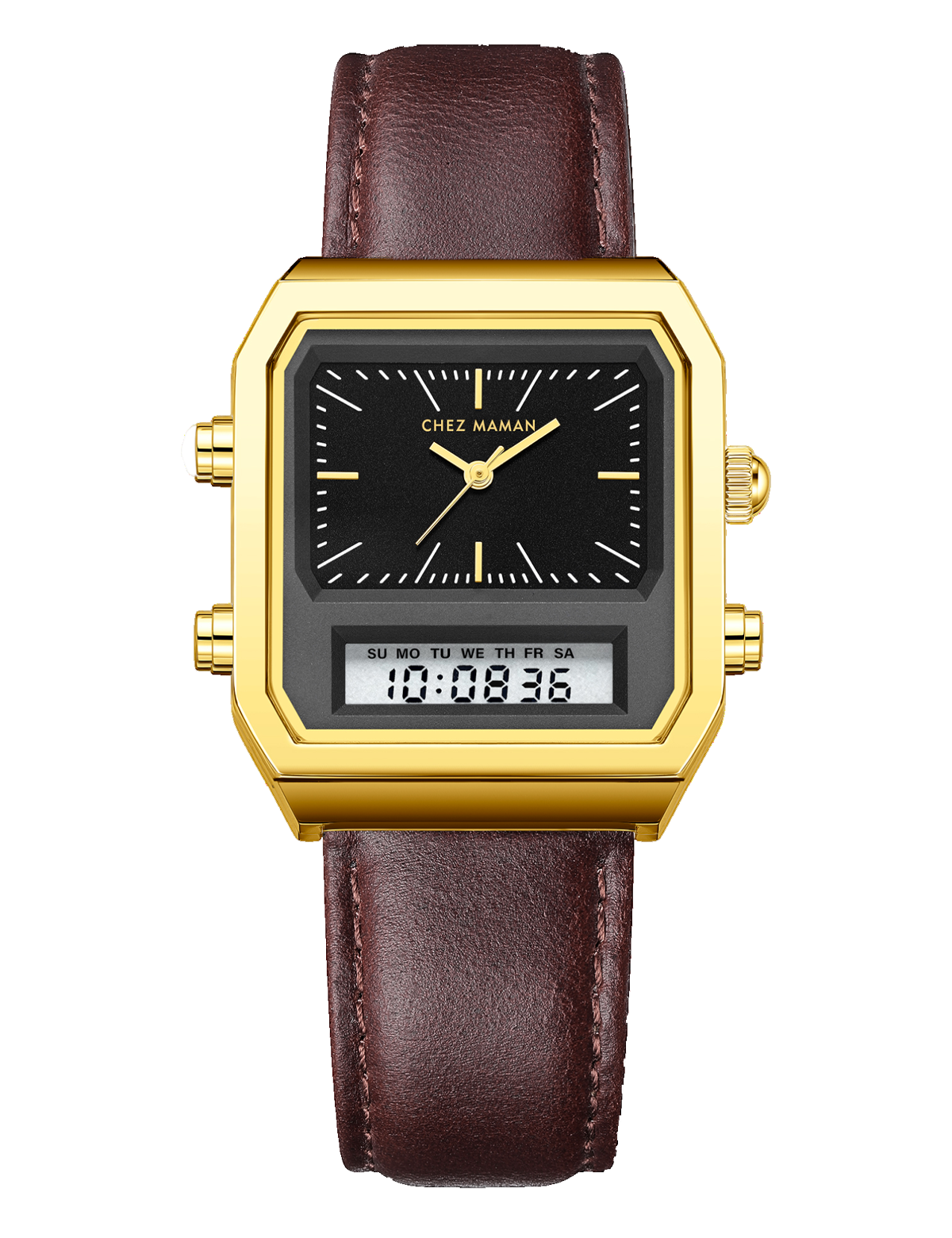 CHEZ MAMAN LA TWIN GOLD BLACK