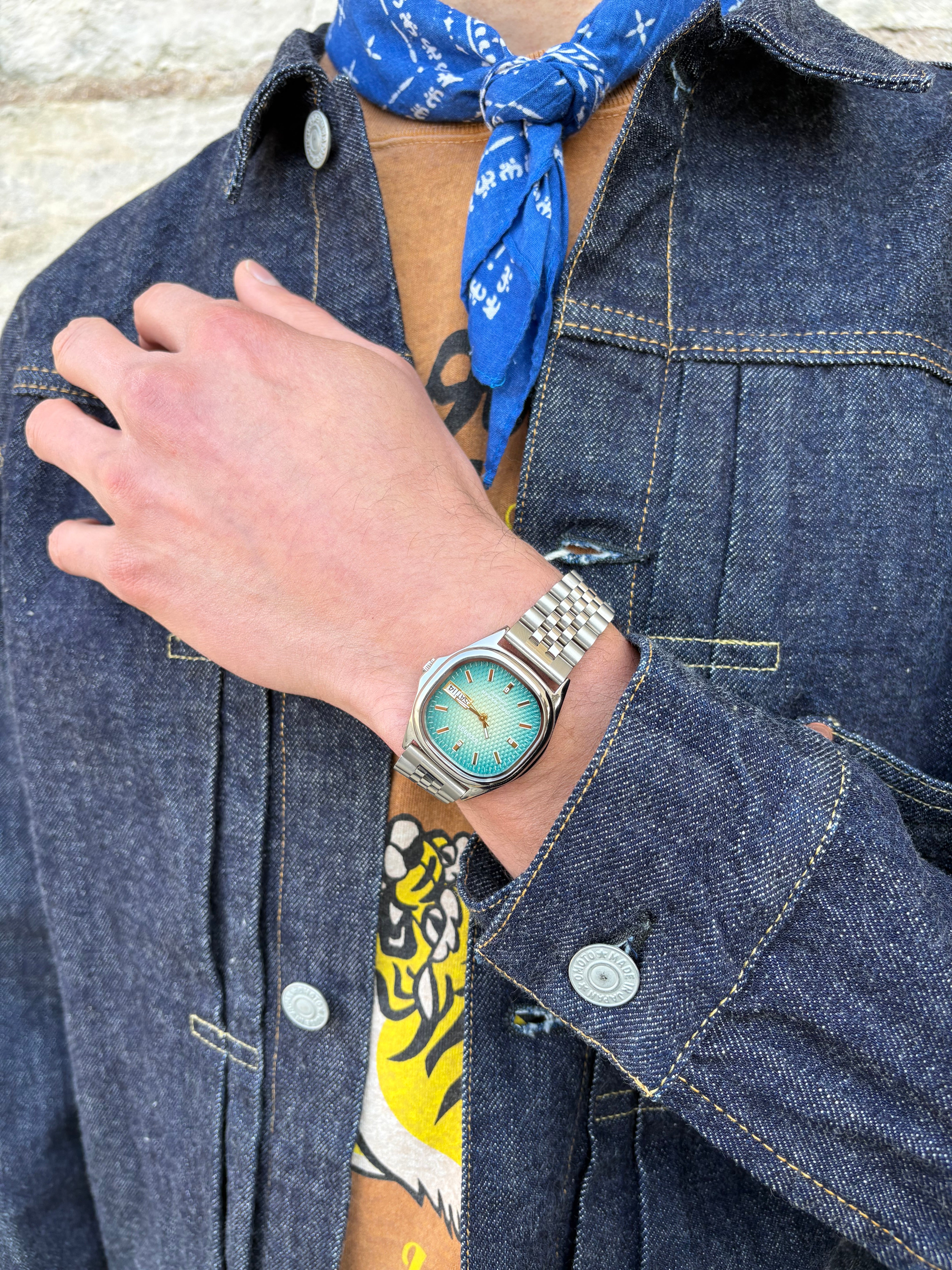 CHEZ MAMAN APOLLO FADED DENIM