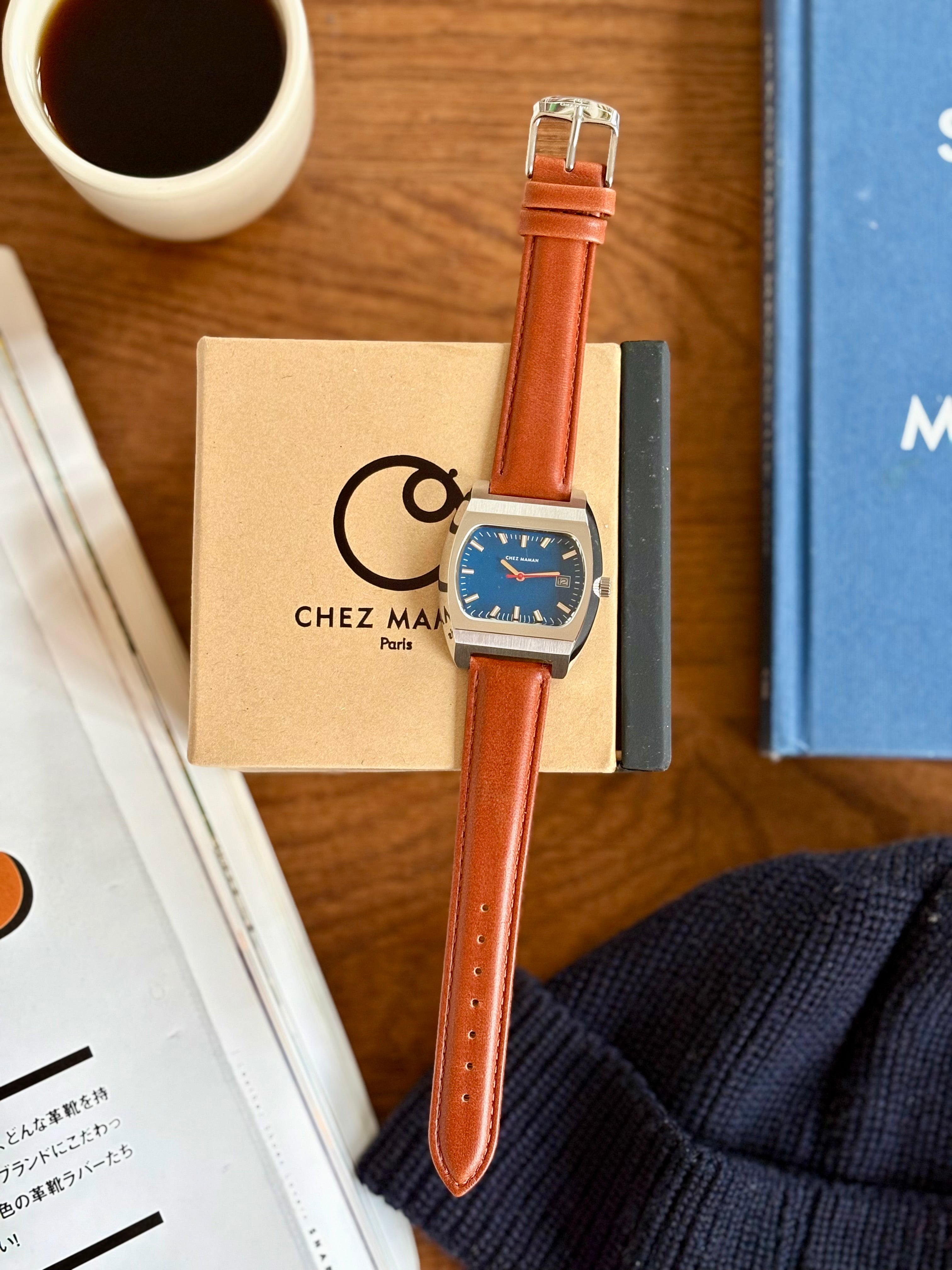 CHEZ MAMAN LA MAGNUM DENIM BLUE