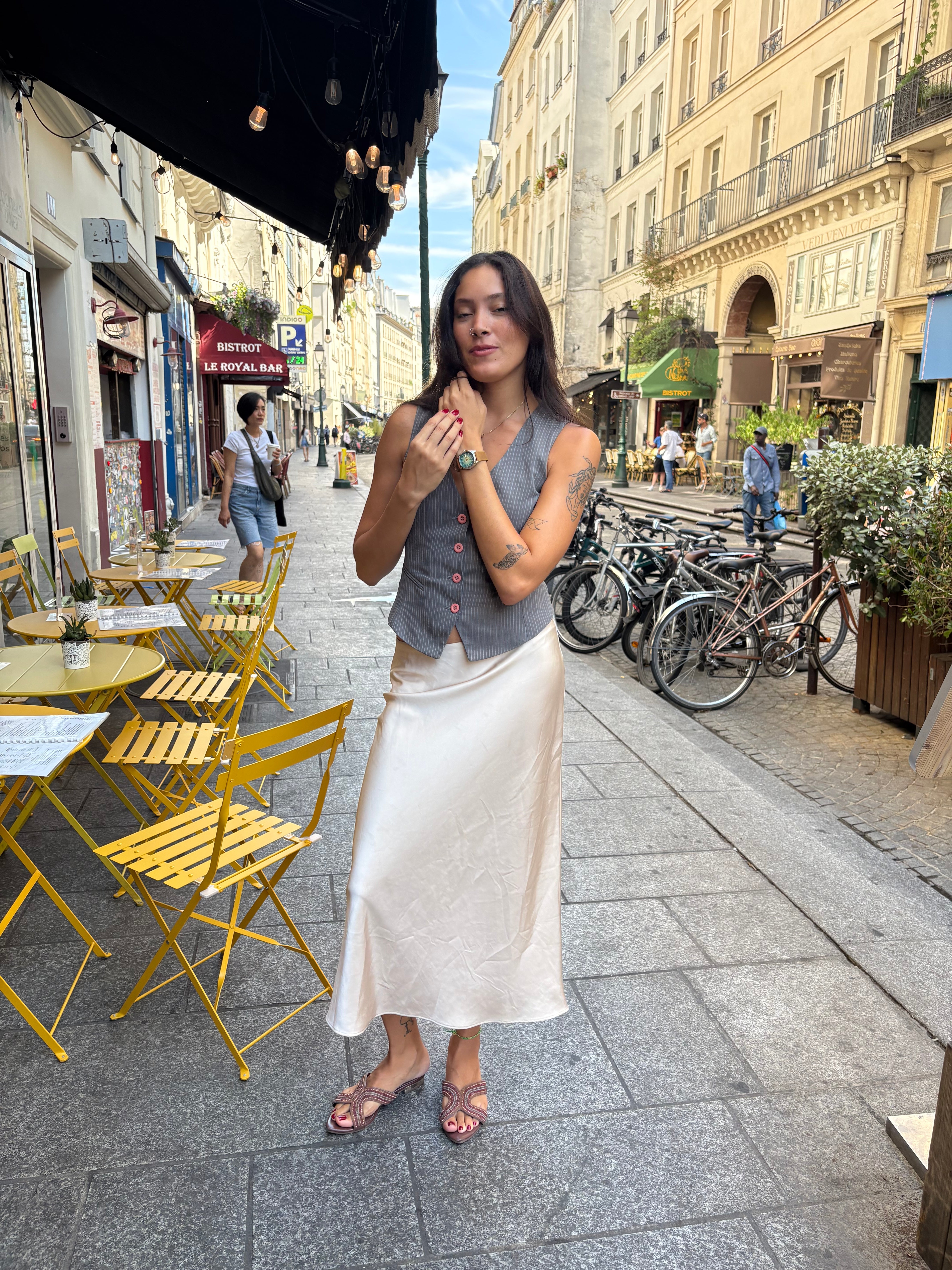 CHEZ MAMAN APOLLO FADED DENIM