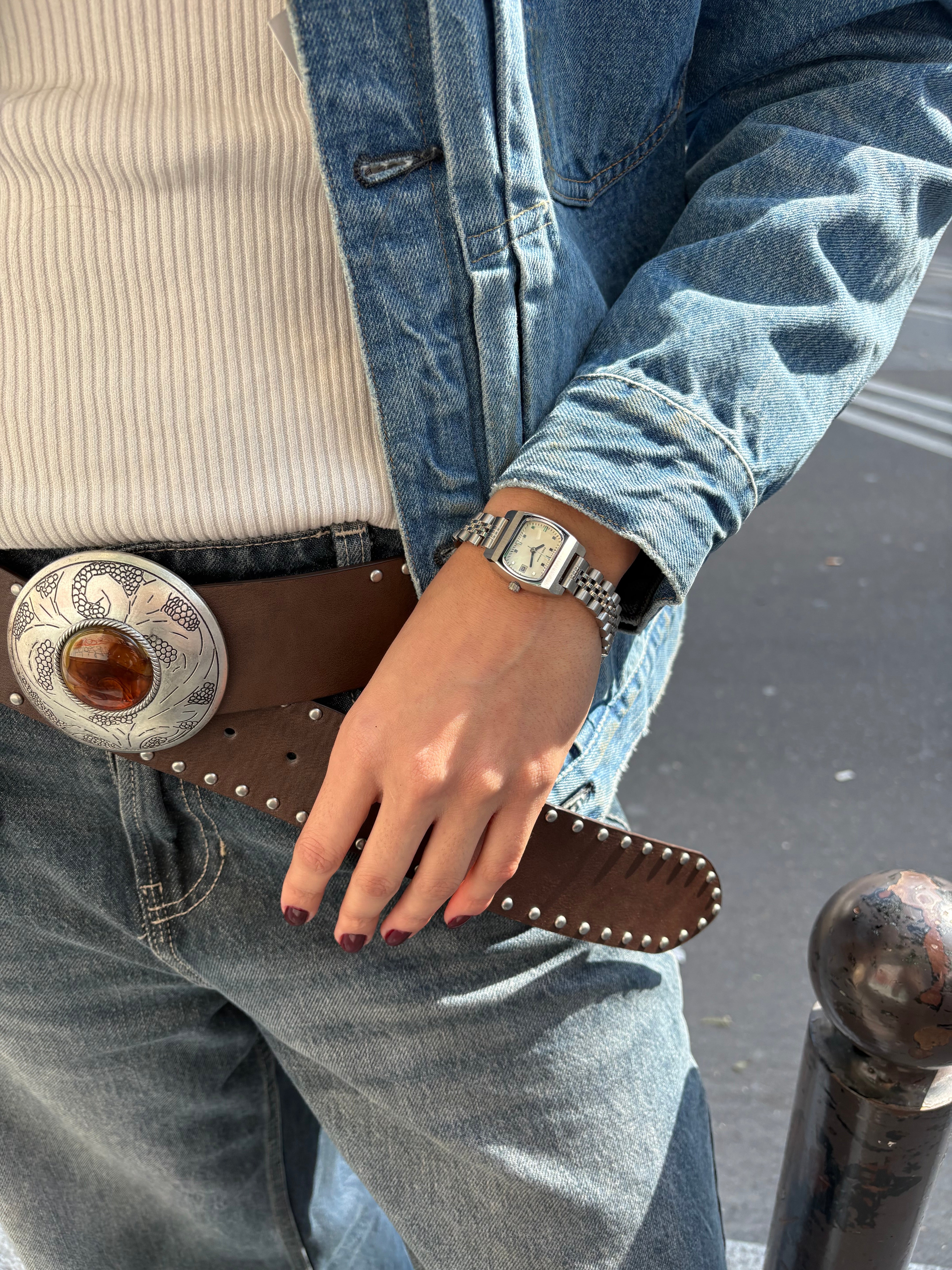 CHEZ MAMAN LA MINI MAGNUM SILVER CREAM 25MM