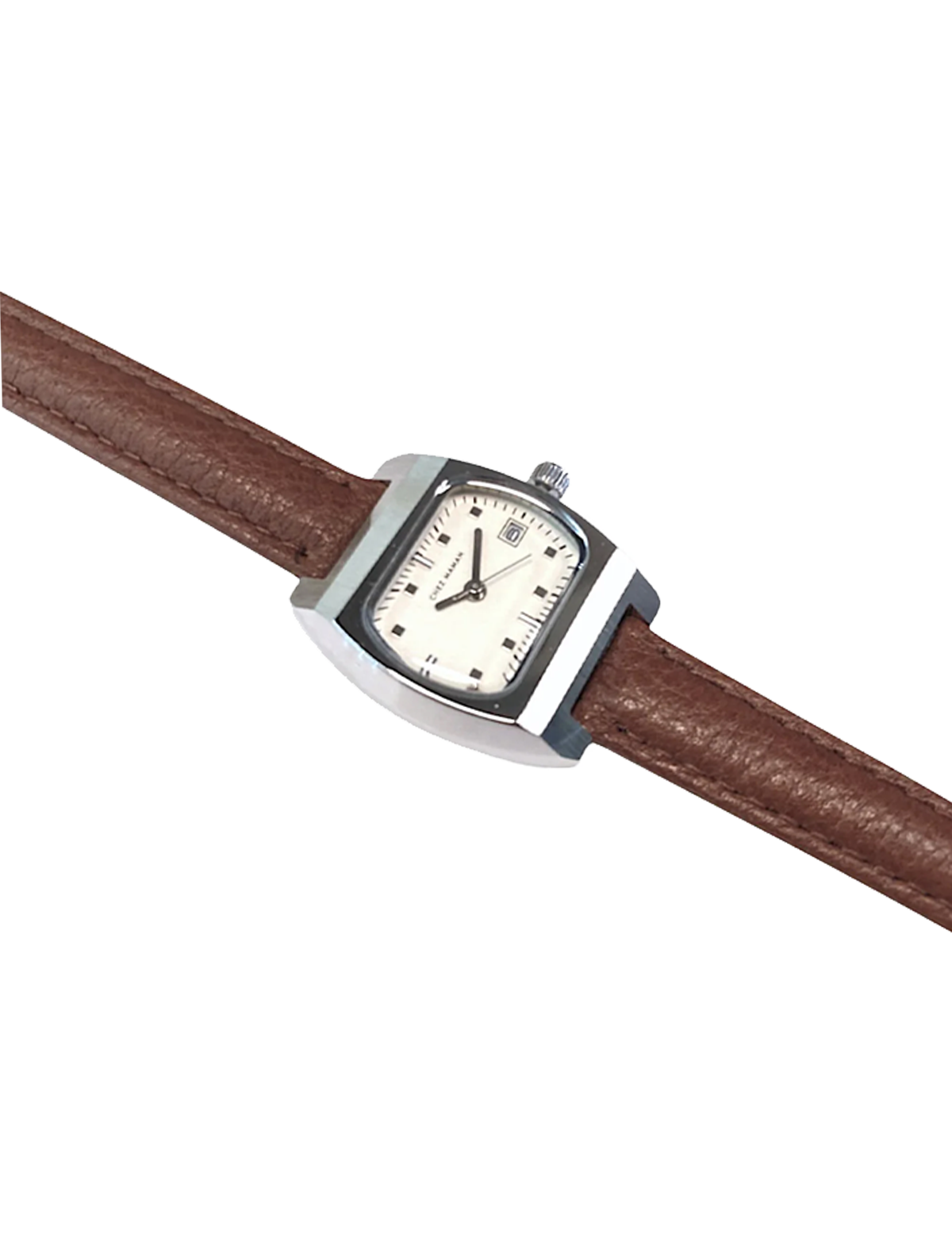 CHEZ MAMAN LA MINI MAGNUM SILVER CREAM 25MM