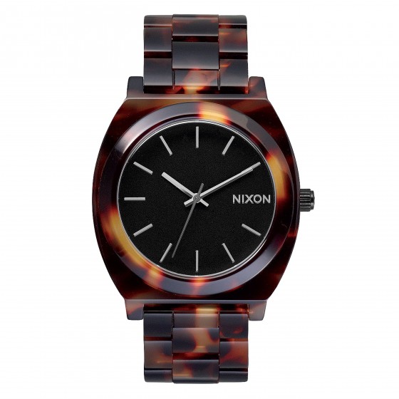 NIXON THE TIME TELLER ACETATE TORTOISE