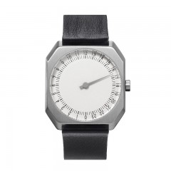 SLOW JO 05 SILVER SILVER BLACK LEATHER