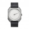 SLOW JO 05 SILVER SILVER BLACK LEATHER