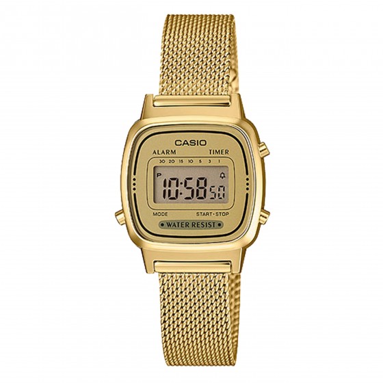 CASIO LA670WEMY-9EF GOLD MILANESE