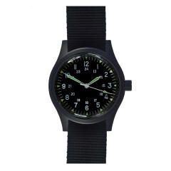 MWC GG-W-113 BLACK PVD VIETNAM WAR PATTERN WATCH AUTOMATIC