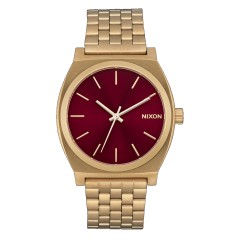 NIXON TIME TELLER ALL GOLD / OXBLOOD SUNRAY