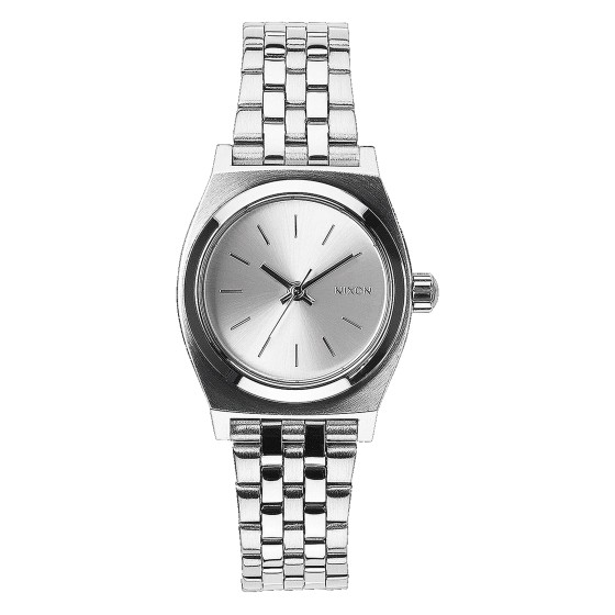 NIXON SMALL TIME TELLER ALL SILVER A3991920