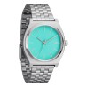 NIXON TIME TELLER SILVER TURQUOISE A0452084