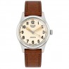 KUOE OLD SMITH 90-002 BLACK AUTOMATIC WATCH WITH STAINLESS STRAP