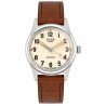 KUOE OLD SMITH 90-002 BLACK AUTOMATIC WATCH WITH STAINLESS STRAP