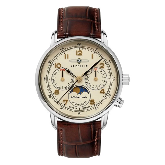 ZEPPELIN 9637-5 MEDITERRANE MOONPHASE 36MM