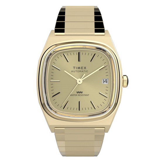 TIMEX AUTOMATIC 1983 E-LINE REISSUE 34MM GOLD