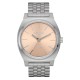 NIXON TIME TELLER SOLAR SILVER SALMON