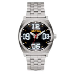 NIXON TIME TELLER FISHEYE SILVER BLACK