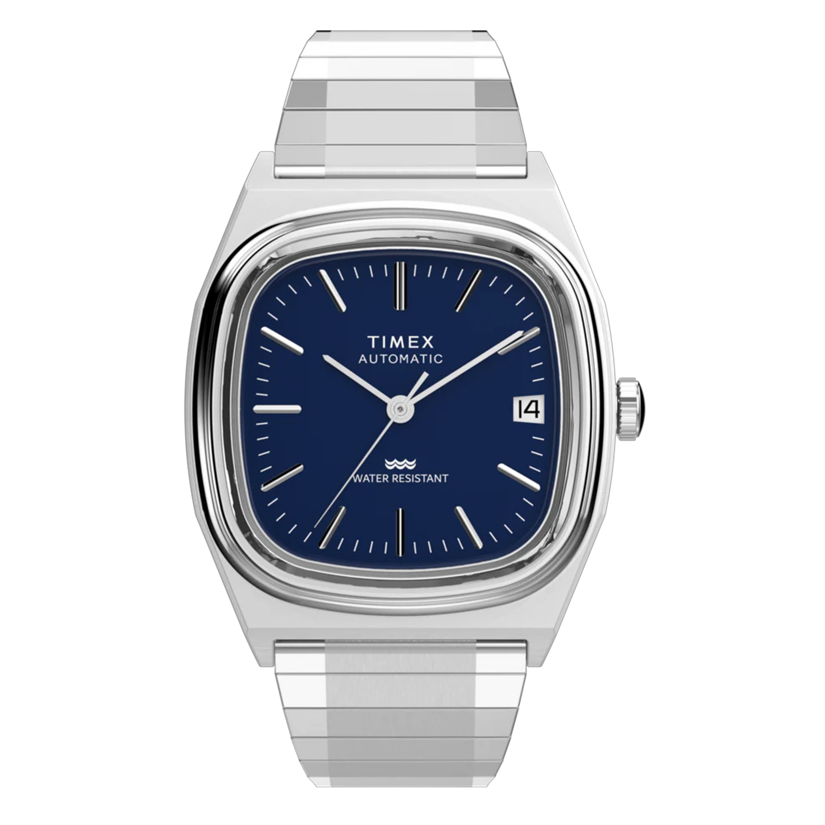 TIMEX REISSUE 1983 E-line ネイビー New Timex Automatic 1983 E Line Dress Watch
