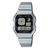 CASIO A130WE-1AEF SILVER BLACK