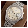 MONTRE KUOE ROYAL SMITH 90-010 IVORY X GRAINY FINISH DIAL / MIXED-LINK BRACELET / EXHIBITION CASEBACK