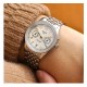 MONTRE KUOE ROYAL SMITH 90-010 IVORY X GRAINY FINISH DIAL / MIXED-LINK BRACELET / EXHIBITION CASEBACK